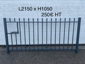 panneau de clôture - gamme traditionnelle Avec emplacement boite aux lettres